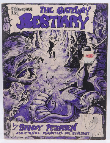Gateway Bestiary: Additional Monsters for Runequest, by Sandy Petersen  