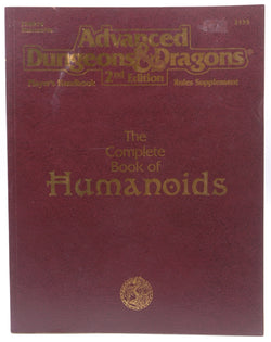 Advanced Dungeons & Dragons: The Complete Book of Humanoids by Bill Slavicsek (May 18,1993), by   