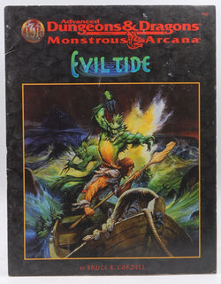 Evil Tide (Advanced Dungeons & Dragons/Monstrous Arcana Accessory), by Cordell, Bruce R.  