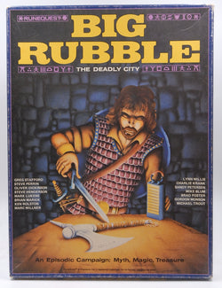 Big Rubble: The Deadly City (Runequest) [BOX SET], by   