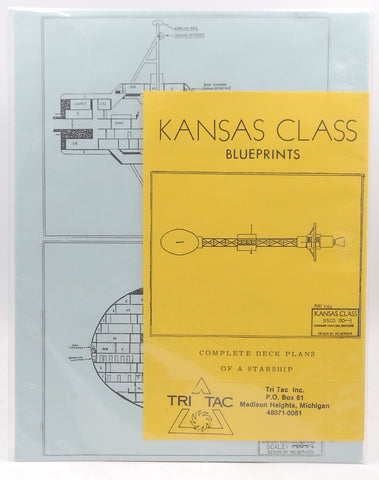 Starship Ventura (ISCO 0013: Kansas Class) Starship Blueprints (Tri Tac), by Staff  