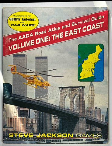 The AADA Road Atlas and Survival Guide, Volume One: The East Coast (GURPS Autoduel/Car Wars), by John Nowak  