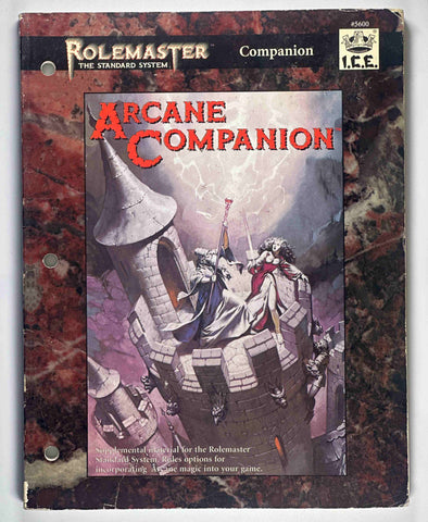 Arcane Companion (Rolemaster Standard System), by McGovern, T.,Curtis, John  