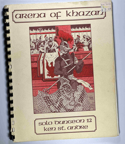Arena of Khazan Spiralbound Solo 12 T&T, by Ken St Andre  